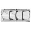 Marine Louver Vent Grille Square 4 Slots Grid Cover Boat Shutters Blind Stainless Steel