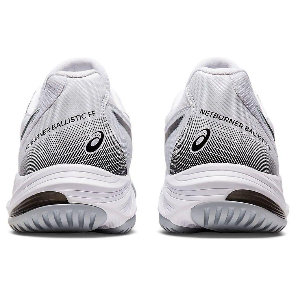 Asics Netburner Ballistic FF 3 White Black Women Sneakers 1052A069-100