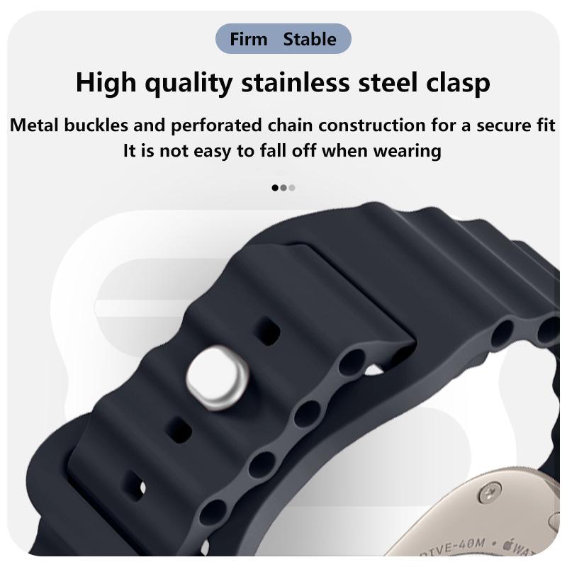 PC Firm Cover+Strap for Apple Watch Band 44 46 45mm 41/40mm Glass+Case Silicone Bracelet Correa IWatch Series 10 9 8 7 SE 6 5 4