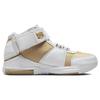 Nike Zoom Lebron 2 Retro Maccabi 2022 Męskie Sneakersy Białe Metaliczno-Złote Varsity-Crimson DJ4892-100