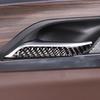 For BMW X3 G01 2018-2022 Carbon Fiber Car Interior Door Grab Handle Sticker Trim
