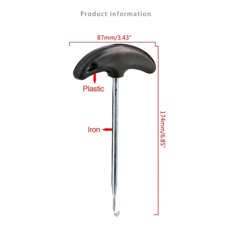 Motorcycle T-Shape Handheld Puller Repair Tool Motorbike Exhaust Pipe SpringHook