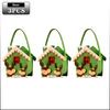 1-10PCS Christmas Felt Candy Bags Cartoon Apple Pouch Santa Sack Kids Gift Packaging Bag Xmas Tree Holiday Decoration
