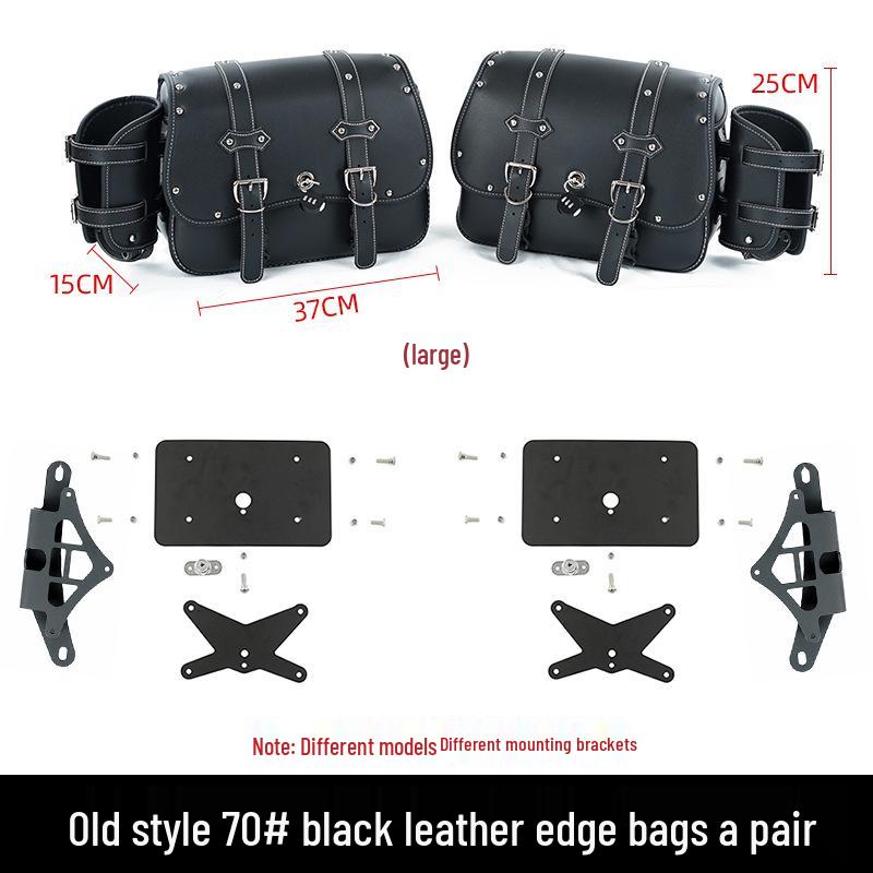 Yangtze 400/450/700 Bumper Guard Bar with Quick Release Backrest and Retro Saddlebag