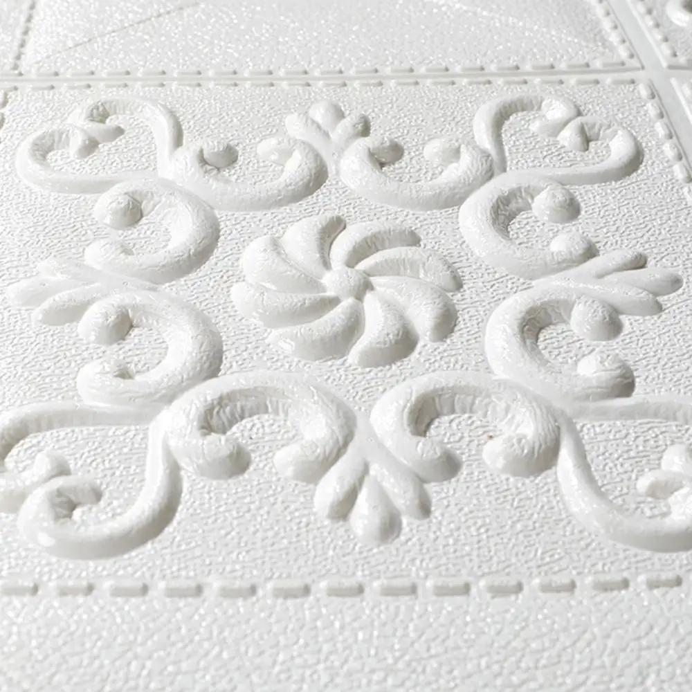 10Pcs 35cmx35cm Self-adhesive simulation brick 5MM wall sticker home decor Ceiling Panel Roof3D wallpaper TV background decor