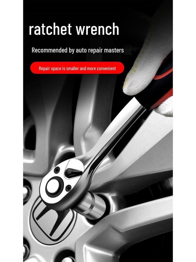 Adjustable Reversible Quick Ratchet Wrench 6-22mm Metric/Imperial