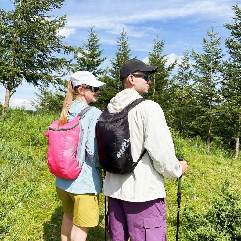 Sport Backpack Waterproof Lightweight With Arc Shoulder Straps For Hiking And Camping