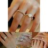 Elegant Rose Flower Copper Ring For Women Stylish Aesthetic Cold Minimalist Look Ideal For Any Occasion