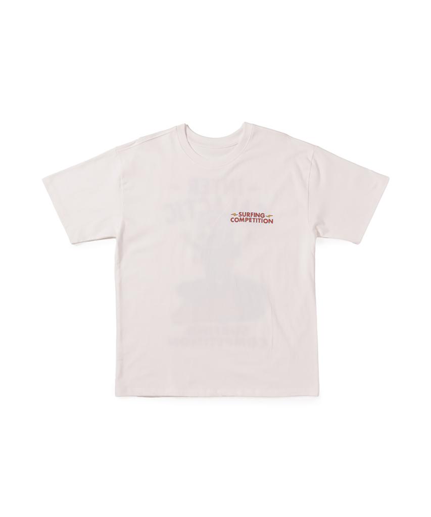 BIGWAVE COLLECTIVE Intergalactic Short Sleeve T-Shirt (Off-White)