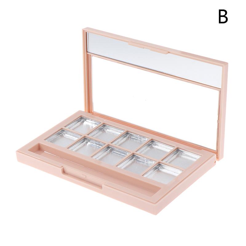 Makeup Dispensing Box Empty Highlighter Shimmer Eyes Cosmetics Palette Eyeshadow Case Blusher DIY Makeup Box Refillable Storage