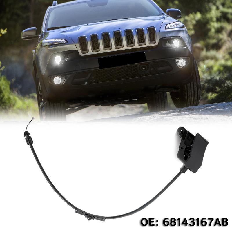 Auto Hood Mounted Release Handle Cable For Jeep Cherokee 2014 2015 2016 2017 2018 68143167AB/53194075/53476413/68290771AB