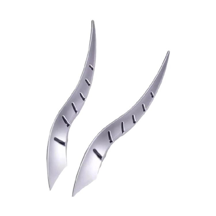 

Snap On Automotive Roof Dragon Horns Embellishment Weather Resistant Plastic Safe Rounded Corners For Daily Driving 2pcs