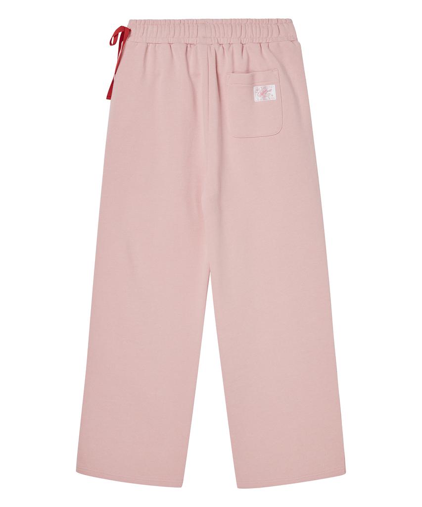DELICCENT Wide Sweatpants [Pink]