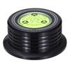 Uxcell 50Hz Record Weight Stabilizer 265g Aluminum Vinyl Clamp Weight Turntable Disc Stabilizer with Bubble Level Vibration Damper for LP Players