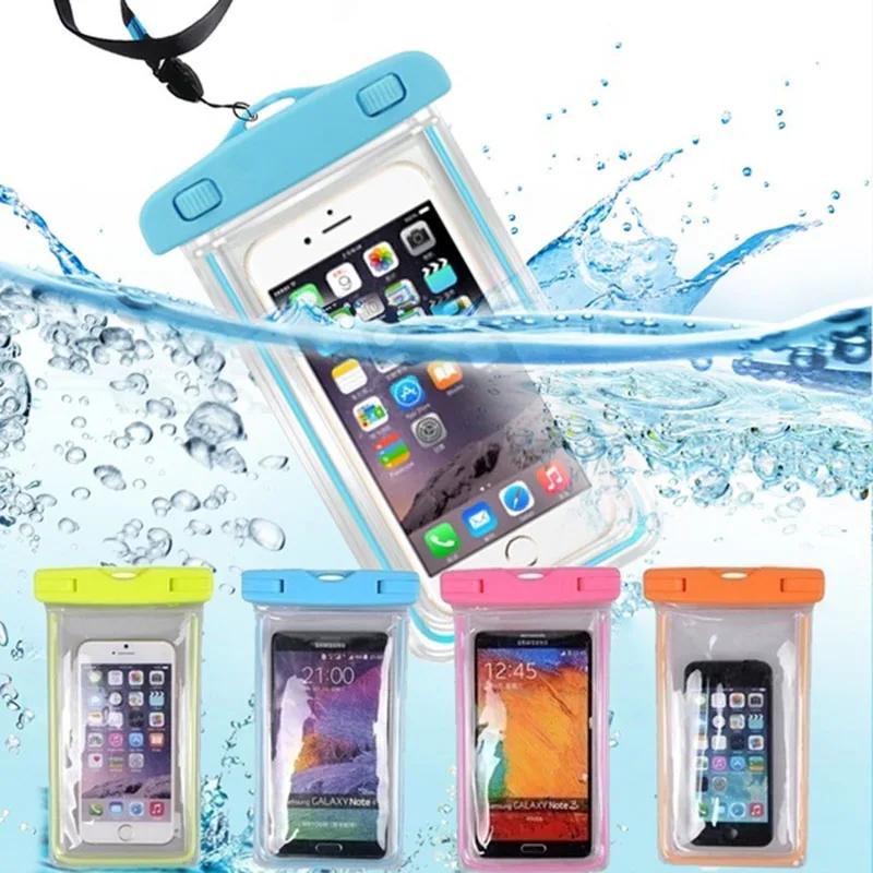 Wasserdichte Handytasche Drift Tauchen Schwimmtasche Unterwasser Trockentasche Hülle Abdeckung Für Handy Wassersport Strand Pool Skifahren 6 Zoll
