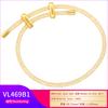 Adjustable Pull-Out Eight-Character Buckle Bracelet Metal Mesh Bracelet 3.5Mm Thick Multi-Color Work In Progress Hand Rope Vl469