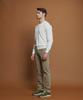 PANICALE White Viscose Blend Round Knit (Type A)