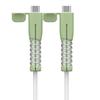 Silicone USB Type C Charging Cable Protectors AntiBend And Tangles Protections Prevents Fraying
