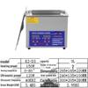 Stainless Steel 304 Ultrasonic Cleaner for Degreasing & Rust Removal in Labs & Dental Use