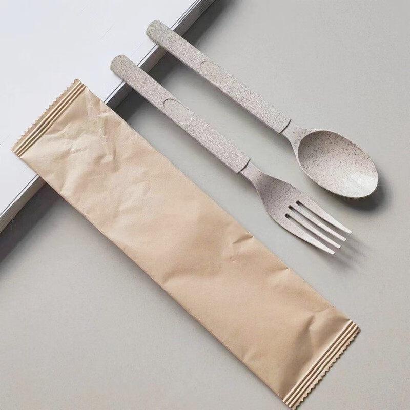 

ZISIZ Disposable Chopsticks & Spoon 2-in-1 Cutlery Set