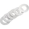 Motorcycle Silver 3/4" Rear Axle Shim Kit Wheel Bearing Spacer For Harley Dyna Touring Big Twin 1983-