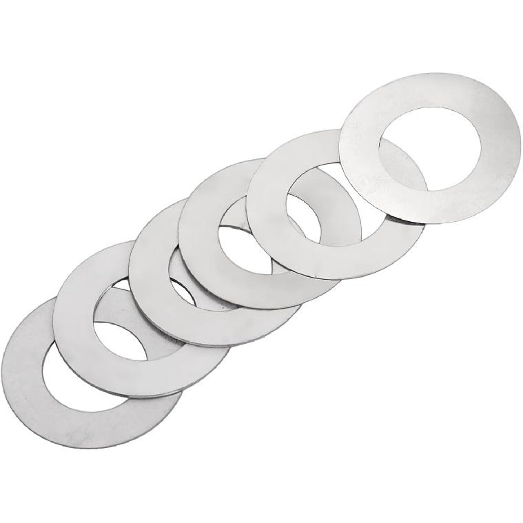 Motorcycle Silver 3/4" Rear Axle Shim Kit Wheel Bearing Spacer For Harley Dyna Touring Big Twin 1983-