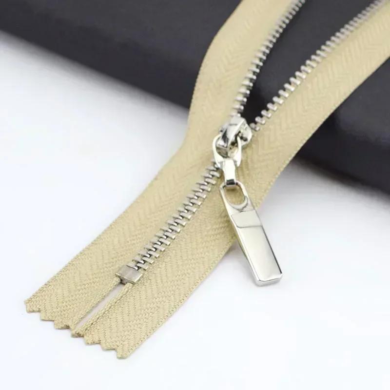 5/10Pcs 3# 15-30cm Close-end Metal Zippers Purse Handbag Zip Closure Decor Zipper for Clothes Pocket Zips DIY Sewing Accessory