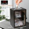 Wooden Money Saving Jar Container Portable Large Capacity Lockable with Piggy Bank for Adults ,