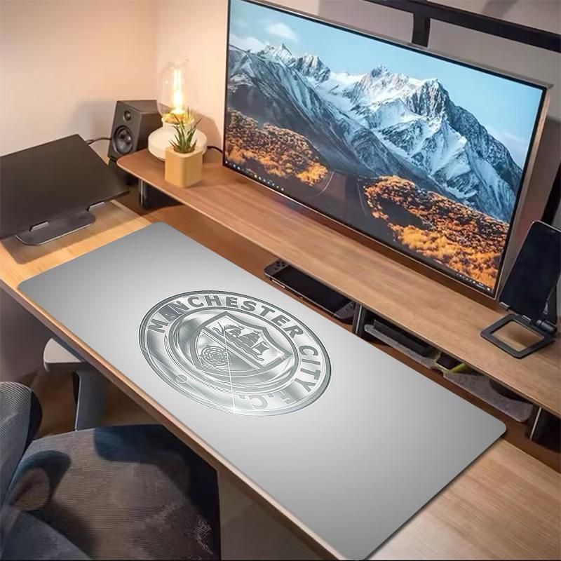 Man City2 Print  Cushion Non-slip Laptop Tablet Big Mousepad XXL Mat Mini PC Playmat With Lock edge