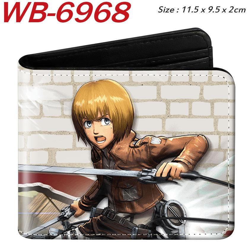Attack on Titan Geldbörse Anime Bi-Fold Kartenhalter Eren Levi Kurze Geldbörse 1 Stück