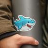 Shark Sticker, Cute Cartoon Sea Animal, Waterproof Sticker For Kids, Dishwasher Safe Sticker, Cute Sticker For Girls, Fun Sticker For Boys