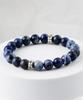 Shoveoff C22Svb-1005 Sodite Natural Stone Bead Bracelet Men'S Bracelet 8Mm