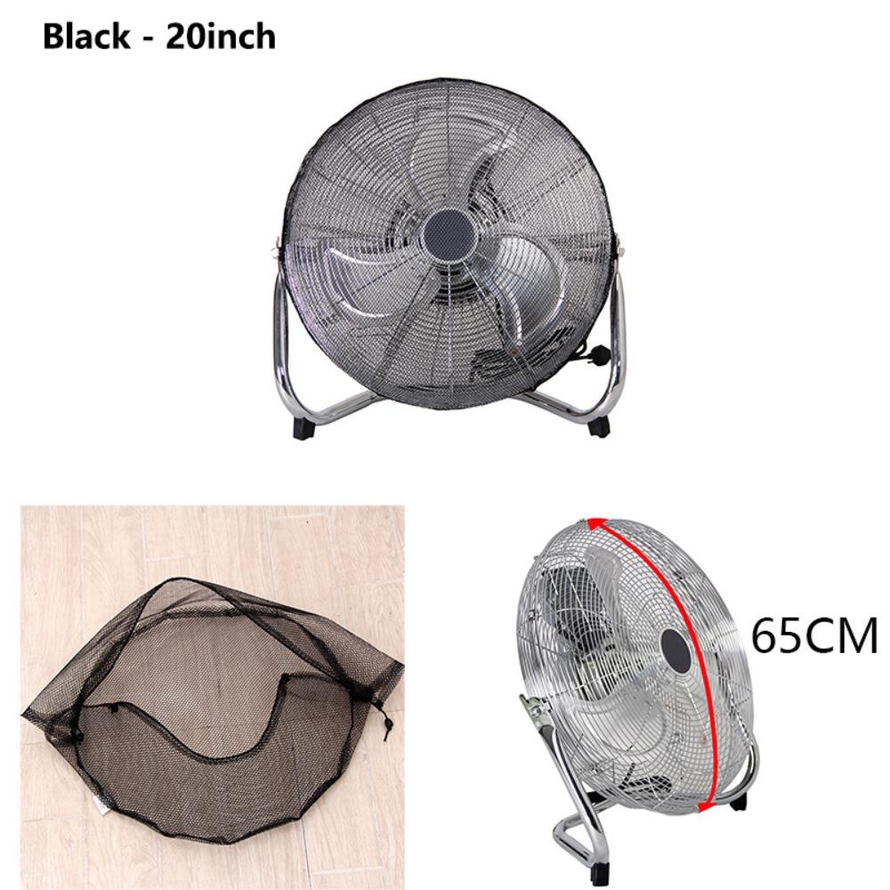 Atmungsaktive Netz-Bodenventilator-Schutzhülle Waschbare Ventilatorabdeckung Haustiersicherer Ventilatorschutz Zuhause