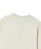 BEYOND CLOSET [Collection Line] Washed Cotton Waffle Henley Neck T-Shirt Ivory
