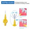 Interdental Round Gap Brush & Orthodontic Toothbrush for Oral Care