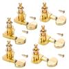 6 Acoustic Guitar Tuning Pegs  Fully Enclosed Guitar Tuning Pegs Guitar Strings Tuning Pegs: 3 Left + 3 Right (3L+3R)