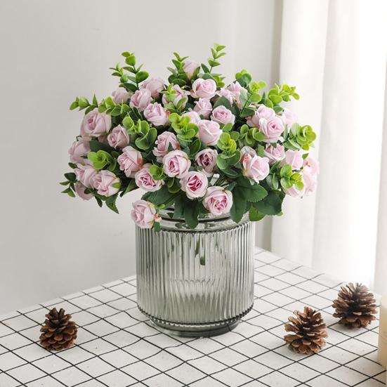 Beautiful Artificial Bouquet Realistic 5-Forks Long Lasting