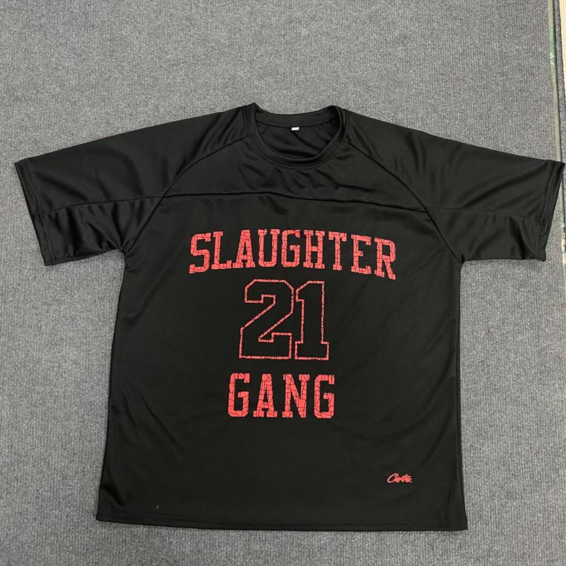 

Футболка с принтом европейской и американской уличной одежды Y2K Summer XL чёрный