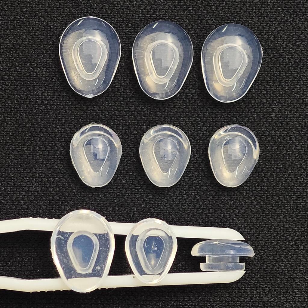 Extra Große Dreieckige Silikon-Brillennasenpads - Weiche Dekompression Myopie-Unterstützung