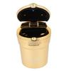 Mipcase Car LED Ashtray Holder Anti-Slip Car Holder Auto Light Up Design Portable Ash Tray