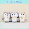 Lovely Khaki Shiba Inu Plush Doll Keychain Charming Dog Accessory For Everyday Use