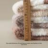 Winter and Autumn Thickened Fleece Thickened Coral Fleece Mid-calf Socks, Warm and Fashionable Couple-style Striped Multi-color Socks