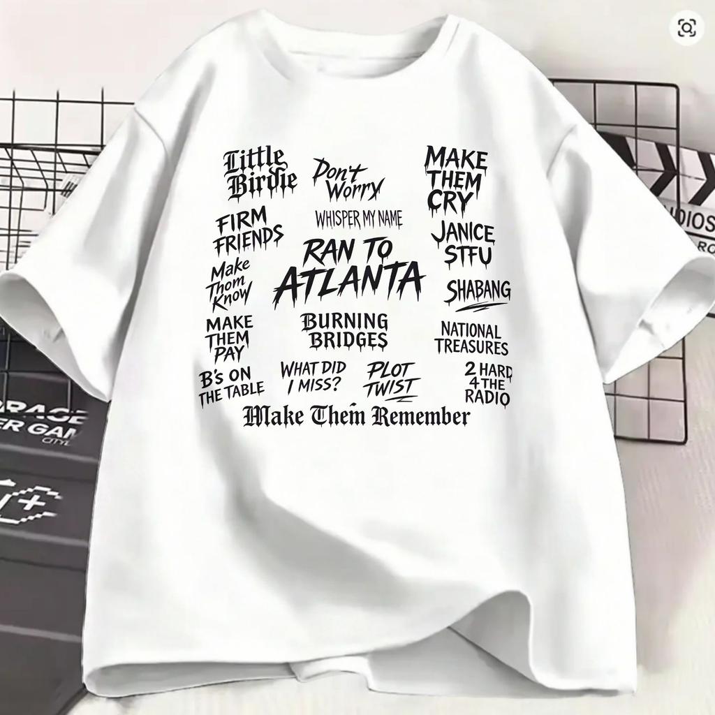 Unisexs TShirt Rapper Drake Iceunisex Album Novelty Cotton Tees Short Sleeve T Shirts Crewneck Clothing Printed