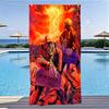 1pc Metal Band M-Megadeth Beach Towel Microfiber Quick Dry Gothic Horror Bath Towel For Pool Beach Travel Horror Art Fans Gift