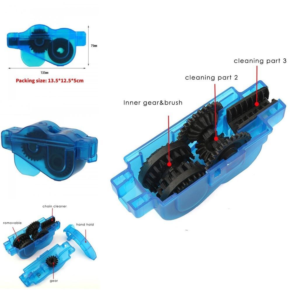 Bicycle Chain Cleaner With Small Brush Set Chain Cleaning Tool