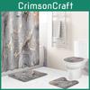 Marble Pattern Bathroom Shower Curtain Waterproof Shower Curtain For Home Renovation