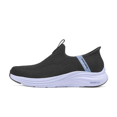 Sport Comfortable Durable Low-Top Casual Shoes Women Sneakers Black Lavender 150407-BKLV