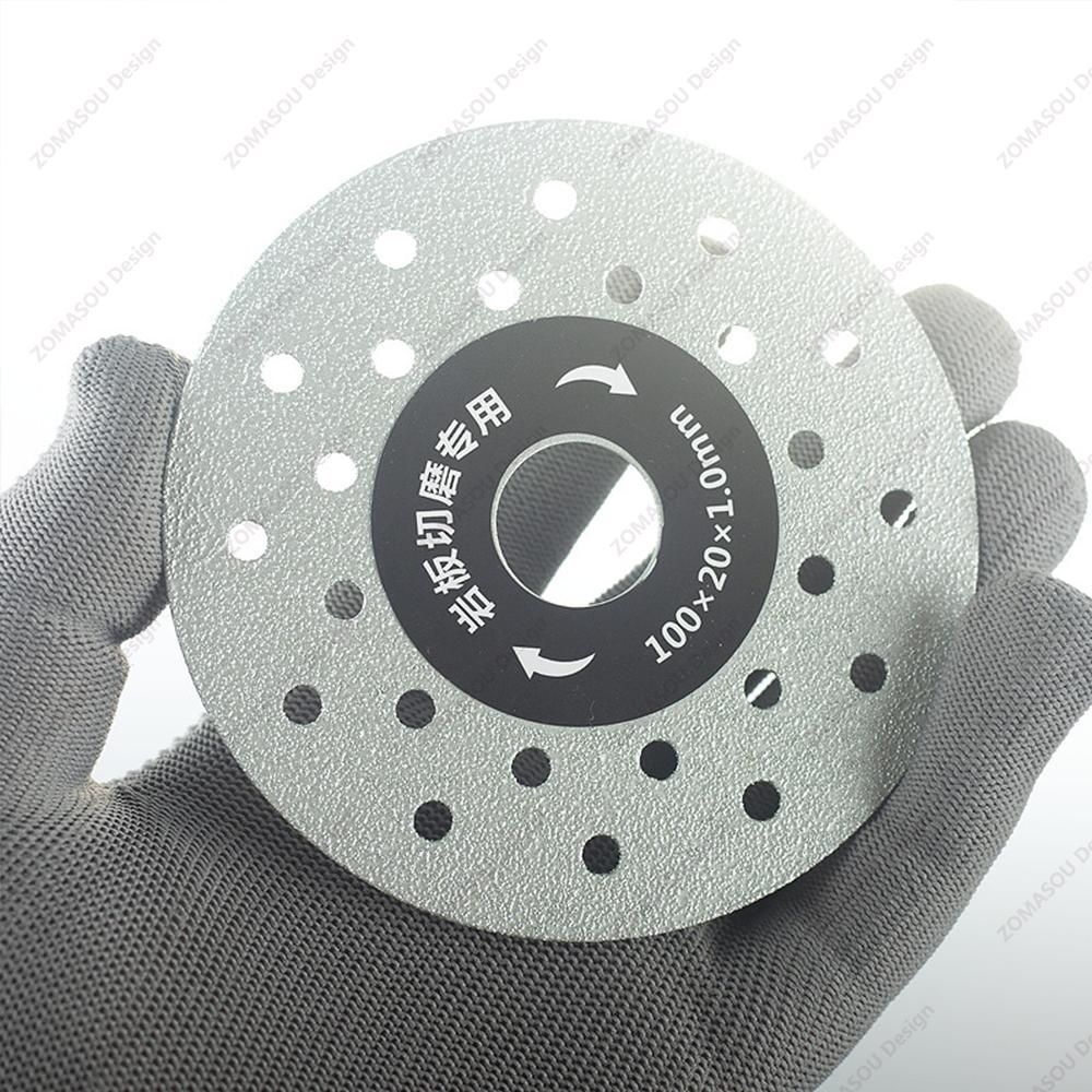 25-1Pcs 100mm Tile Cutting Disc Ultra-Thin Grinding Cut Disc Slabs Ceramic Marble Diamond Cutting Disc for Machine Angle Grinde