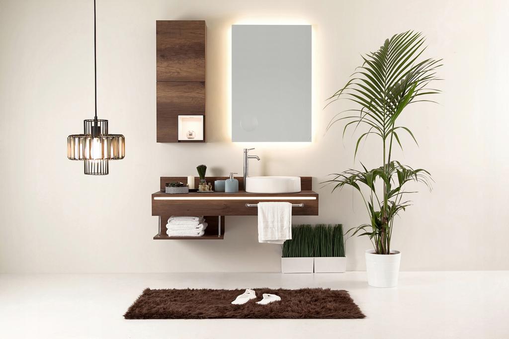 Lustro Podświetlane Led 85X60 Wodoszczelność Ip65 Wieszane Pion I Poziom