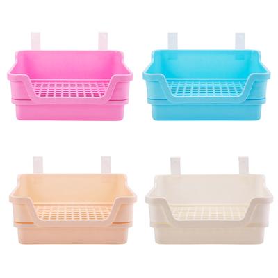 Rabbit Litter Box for Small Animals Hamster Ferret Chinchilla Hamster Bunny Pet Litter Toilet Bedding Box Potty Trainer
